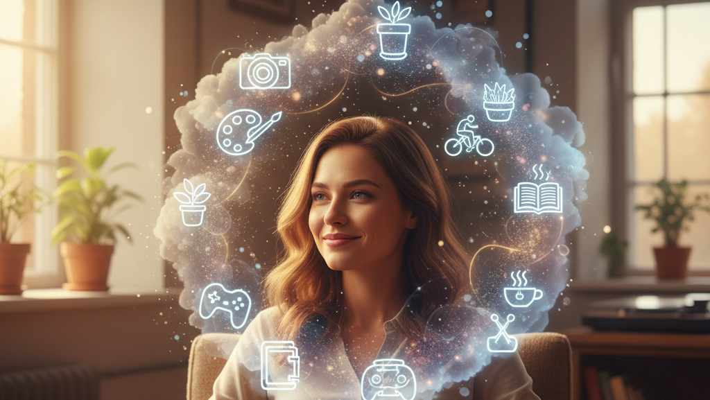 Obraz pokazujący osobę zamyśloną